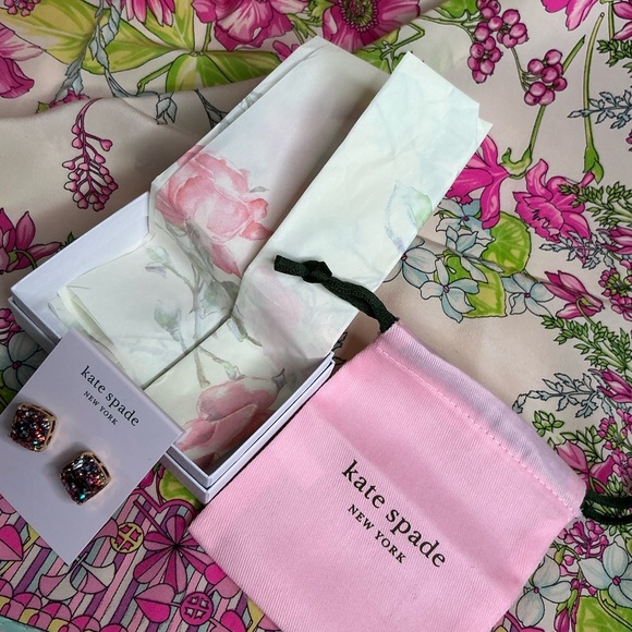 Kate Spade Multicolor Glitter Earrings - Picture 4 of 7